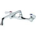 thumbnail image 1 of 8" Wall Mount Kitchen Faucet with Swivel Spout - 8" Spout, 1 of 2