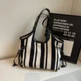 thumbnail image 5 of Bolso tipo cubo con estampado de leopardo y lazo para mujer, elegante, moderno, para ir al trabajo, versátil, informal, para el hombro, 5 of 5