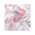 thumbnail image 4 of INSPIRE CHIC Women's Floral Printed Cotton Blended Scarves, Small Square Flowers Gauze Headscarf Neckerchief 21.7x21.7" Rust Red, 4 of 6