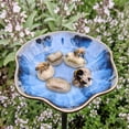thumbnail image 5 of Handcrafted Ceramic Mini Pollinator Water Station, Colorful Floral Bee Feeder Butterfly Bath, Small Garden Stake Yard Outdoor Decor, 5 of 6