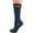 Navy, variant on Women's Wool Crew Socks, 4 Pair, Extra Wide Calf, Fits Shoe Size 6-10