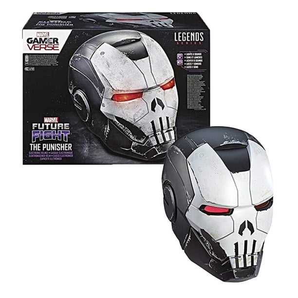 Hasbro Avengers ATIONS End Gear-Casque Black Box, Collection Boy Toy Gift, Star Lord, Iron Man War, Iron Man, Punisher, Spider Man zhangmengya LED