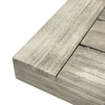 thumbnail image 7 of Marian Outdoor Acacia Wood Bench, Sandblast Light Gray Wash and Black Metal, 7 of 7
