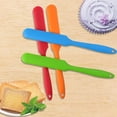thumbnail image 4 of Juego de 4 espátulas de silicona resistentes al calor para repostería, crema, mantequilla, espátulas para mezclar masa, raspador antiadherente, flexible, herramienta para cocinar y hornear, 4 of 5