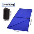 thumbnail image 7 of REDCAMP Fleece Sleeping Bag Liner for Adult Warm Weather, Full Sized Zipper Backpacking Blanket for Outdoor Camping or Indoor Used with Sack, 7 of 7