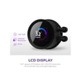 thumbnail image 3 of NZXT Kraken RGB 280mm - RL-KR280-B1 - AIO RGB CPU Liquid Cooler - LCD Display - 2 x F140RGB Core Fans Radiator Fans Black LGA 1851/1700 & AMD AM5 Compatible, 3 of 5