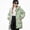 Green, variant on Teylalorva Outerwear Jackets for Girls Mid Length Hooded Down Cotton Puffer Coat with Pockets Winter Autumn(2-11) Watermelon Red Size 140