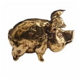 thumbnail image 1 of 1pc Zodiac Cerdo en forma de adorno Hogar Mini adorno Llavero creativo Dorado, 1 of 6