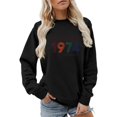 thumbnail image 2 of Womens Sweatshirt 2026 Spring Casual Crewneck Loose Pullover Vintage 1974 Print Long Sleeve Fall Basic Tunic Tops, 2 of 4