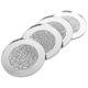 thumbnail image 2 of Round Glass Craft Placemats for General Users Heat Resistant Cup Mat 4Pcs, 2 of 4