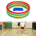 thumbnail image 6 of Hopscotch Rings Game Hopscotch with Connectors Ages 3+ Kid Play Set Durable Game Toy Agility Training Colored Hopscotch Jump 42cm 10 rings, 6 of 8