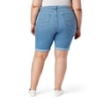 thumbnail image 3 of Levi Strauss Signature Women's and Women's Plus Bermuda Shorts, Sizes 2-28, 3 of 5