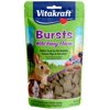 Vitakraft Bursts Treat for Rabbits, Guinea Pigs & Hamsters - Wild Berry Flavor 1.76 oz Pack of 2