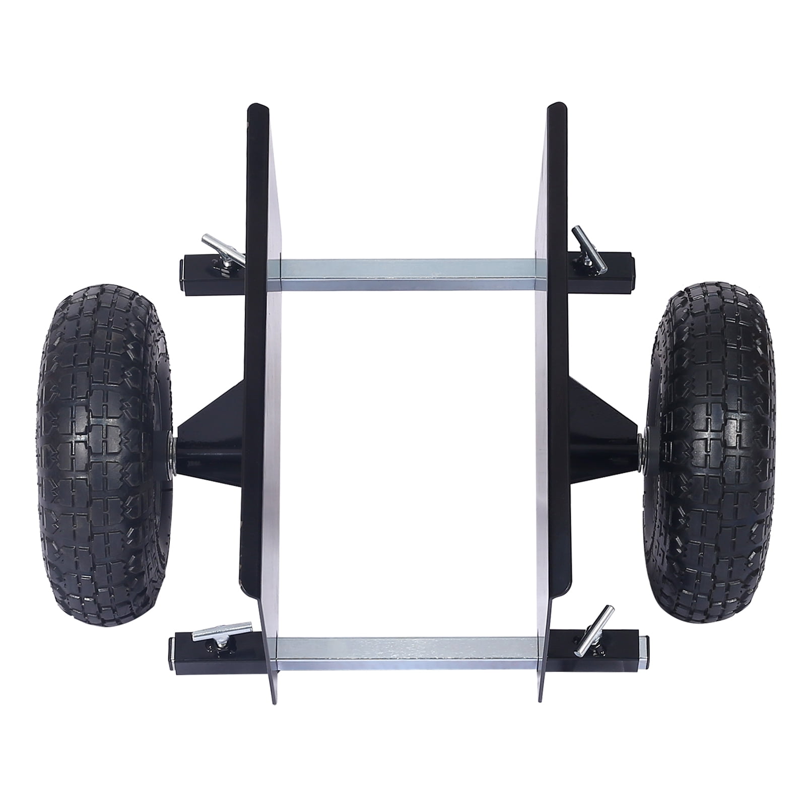 Holaki 600lb Panel Dolly, 10in Pneumatic Wheels, Black