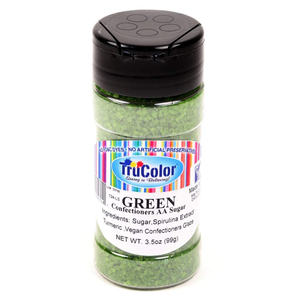 Trucolor Natural Color Confectioners AA Sanding Sugar Large Crystals