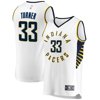 Men's Fanatics Myles Turner White Indiana Pacers Fast Break Replica Jersey - Association Edition