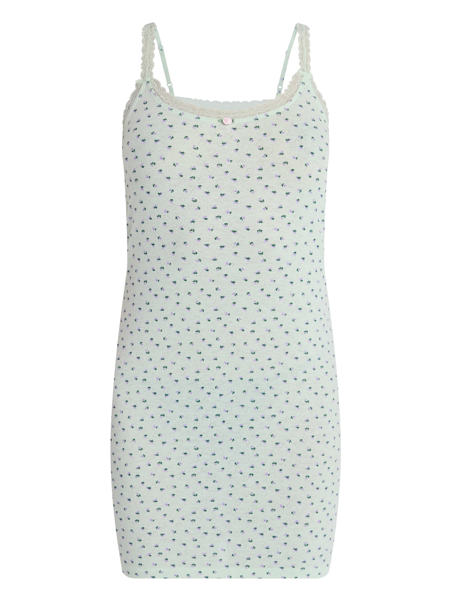 No Boundaries Sleep Pointelle Slip, Women's XXS-3X