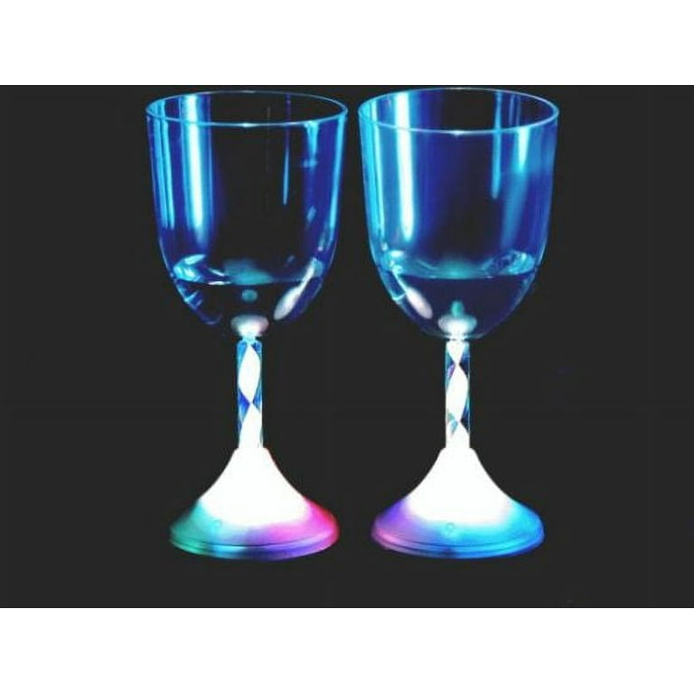  Frosted Light-Up Wine Glass - 10 oz. 132641