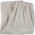 thumbnail image 2 of Karen Scott Kiera Pantalones casuales de pierna ancha para mujer, Beige, 2X, 2 of 2
