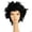 Black, variant on Women's Feather Wig