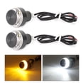 thumbnail image 3 of Lámpara Motocicleta LED Manillar Luz De Señal De DC 12V Amarillo Intermitente Lámpara De Marcador Lateral, 3 of 7
