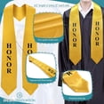 thumbnail image 6 of Endea Graduation Gold Honors Graduation Stole/Sash with Classic Tips, 6 of 6
