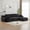 Black, variant on GVN Cloud Modular Sectional Sofa with Compressed Memory Foam, Corduroy Fabric & Extra Deep Seat, Pet-Friendly Large Couches for Living Room, Gray