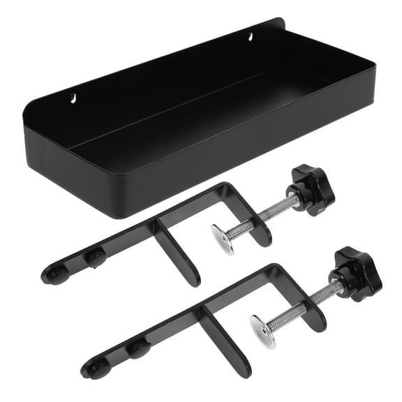 WHAMVOX  Clamp on Desk Accessories Holders Shelf Storage Box