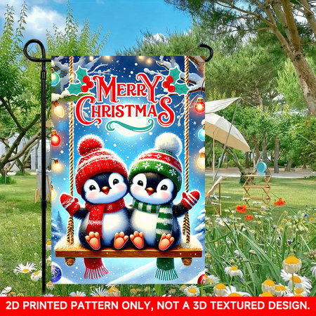 1 PC, 2D Flat/ Garden flag, design pattern, 11.8x17.7 inches (30x45cm), fashionable 2D pattern, autumn Thanksgiving, Halloween garden flag, home, outdoor, courtyard, lawn, garden, holiday and holiday