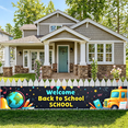 thumbnail image 5 of LUUFILx Welcome Back to School Banner Backdrop for Classroom Decor Kids Event Background Party Decorations School Supplies Photography Props Backdrop Banner, 5 of 8