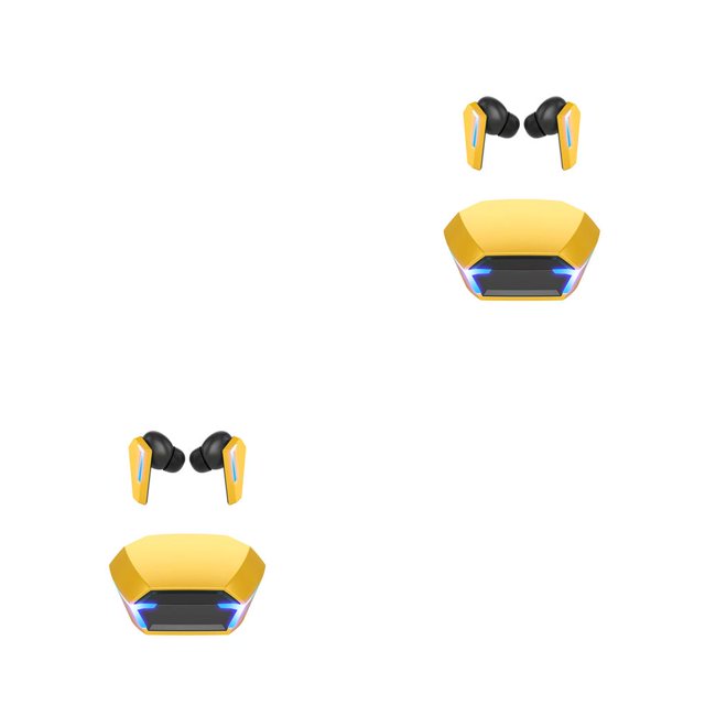 Injueey Auriculares Auriculares para juegos recargables compatibles con Bluetooth Auriculares para teléfono móvil de baja latencia con estuche de carga Type1 NO1