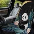 thumbnail image 6 of ZUXONGSY Car Seat Cover Towel Panda Flower Print Auto Front Seat Covers Non-Slip Sprints Towel Car Seat Covers Universal Fit for Cars Suvs Vans Trucks, 6 of 8