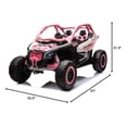 thumbnail image 2 of Montable Eléctrico Niños Can-am Dkca001 4 Motores 24w Rosa, 2 of 5