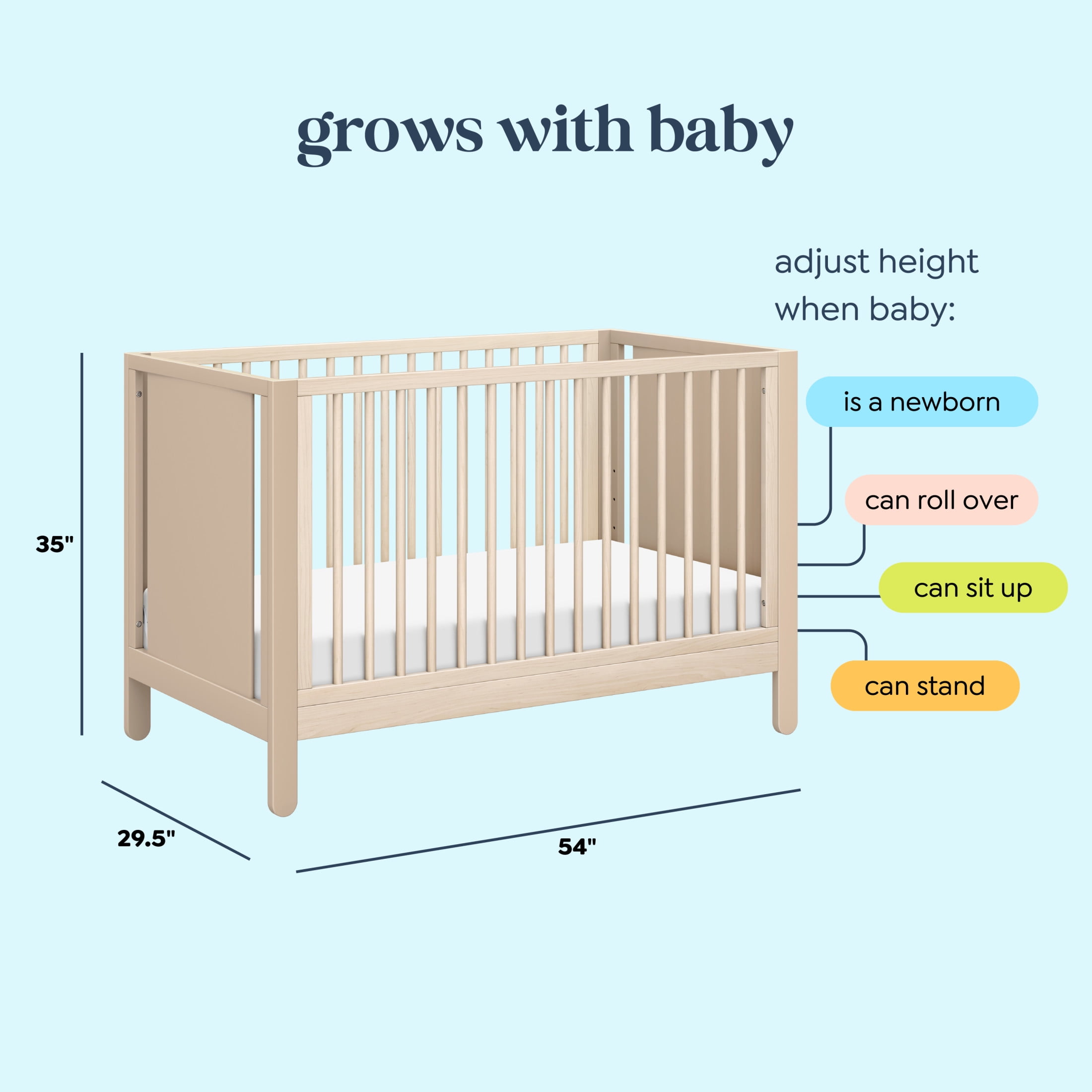 Carter's Marisol 4-in-1 Convertible Crib