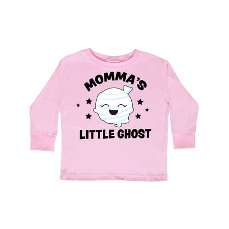 

Inktastic Cute Momma s Little Ghost with Stars Gift Toddler Toddler Girl Long Sleeve T-Shirt