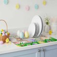 thumbnail image 3 of Dish Drying Mat for Kitchen Countertop, Easter Eggs Bunny Absorbent Microfiber Dish Mat Quick Dry Non Slip Draining Mat Kitchen Drying Pad for Dishes, Utensils 16x18 Inch Butterfly Flower Grass, 3 of 9