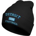 thumbnail image 2 of Detroit Football Embroidered Beanie Hat for Fan Gifts, Winter Beanie Cap Warm Knit Hats for Men Women, 2 of 5