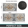 thumbnail image 3 of Boho Kitchen Rug Mat Country Rustic Kitchen Rugs Farmhouse Style Washable Non-Slip Kitchen Mats for Floor 2 Piece Boho Kitchen Decor, 3 of 6