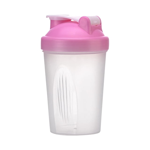 600ml Protein Shaker Bottle for Mixing Whey Sports Drinks with Integrated Stirring Cup