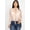 Oyster, variant on Polka Dot Mesh Long Sleeve Blouse