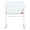 White, variant on Fogcroll Rolling Whiteboard Mobile Whiteboard with Stand,Adjustable Height Double Side Mobile Portable Magnetic Rolling Dry Erase Board on Wheels with 5 Markers, 12 Magnetic Nails and 1 Eraser 1 Set