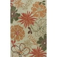 thumbnail image 2 of KAS Rugs Anise 2417 Ivory Wildflowers Hand-Hooked 100% Space-dyed Polyester Area, 2 of 2