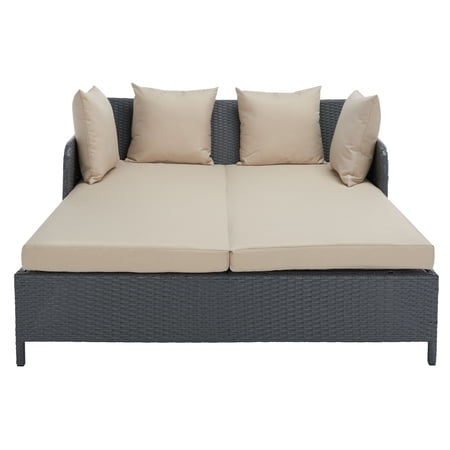 Safavieh August Outdoor Contemporary Daybed with Cushion