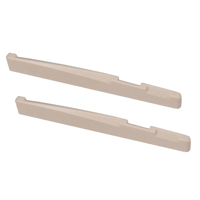 Paquete de 2 sillines de plástico para guitarra folclórica acústica, accesorio para instrumentos de cuerda Blanco shamjiam Sillines para guitarra acústica
