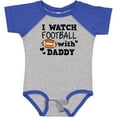 thumbnail image 3 of Inktastic I Watch Football with My Daddy Boys or Girls Baby Bodysuit, 3 of 5