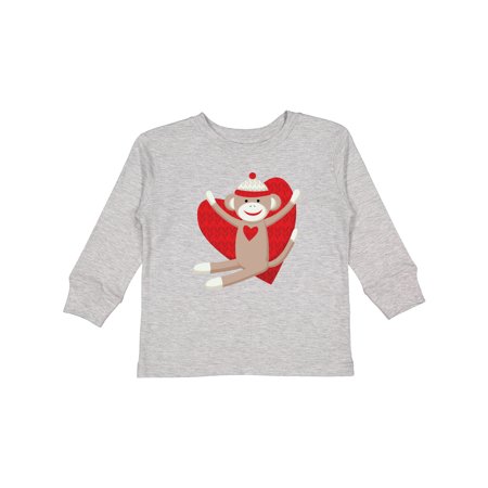 

Inktastic Hug Sock Monkey Gift Toddler Boy or Toddler Girl Long Sleeve T-Shirt