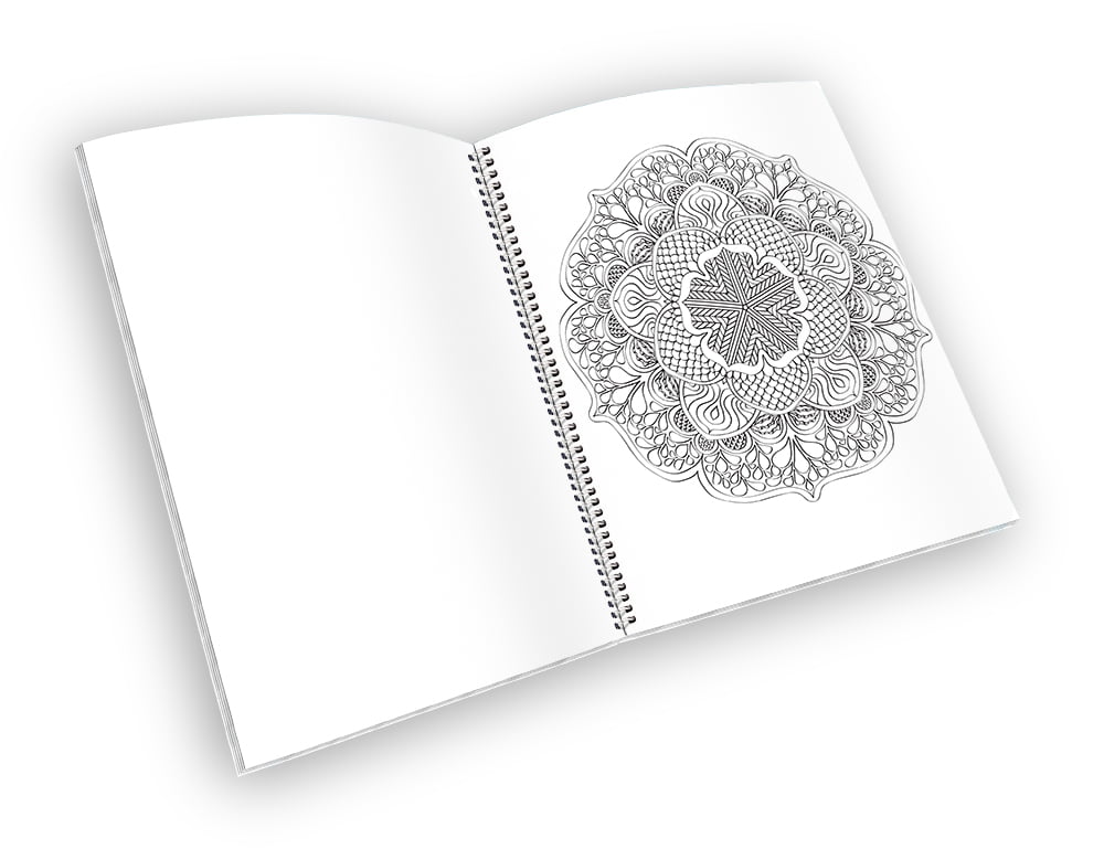 Spiral Bound Adult Coloring Book -  Norway