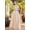 Nude, variant on Women's Adora Design 3089 Floral A-line Spaghetti Strap Long Prom 2026 Dresssize S Nude
