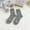 Gray, variant on Panpant Socks for Women, Women Autumn And Winter New Heart Ware Cotton Mid Calf Black One Size