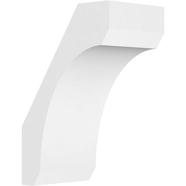 Ekena Millwork BRCP05X08X12LGY Attelle de PVC de Qualité Architecturale Standard - 5 x 8 x 12 Po.